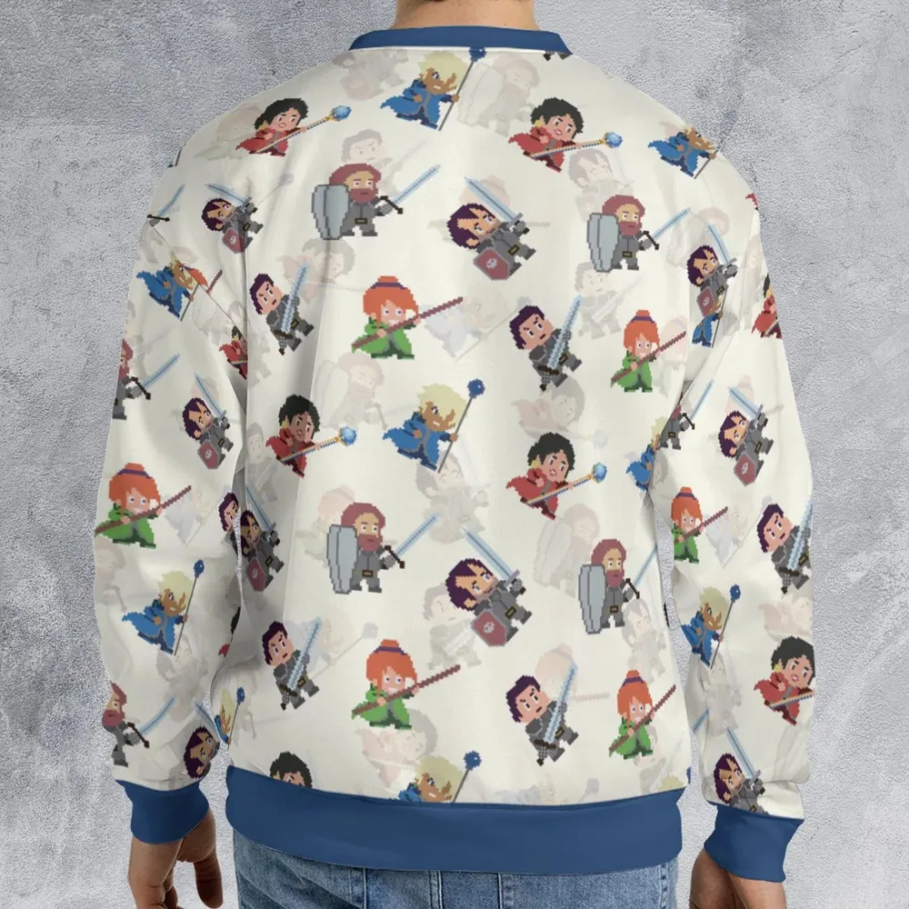 Pixel Fantasy Final Fantasy All-over Print Sweatshirt - 2