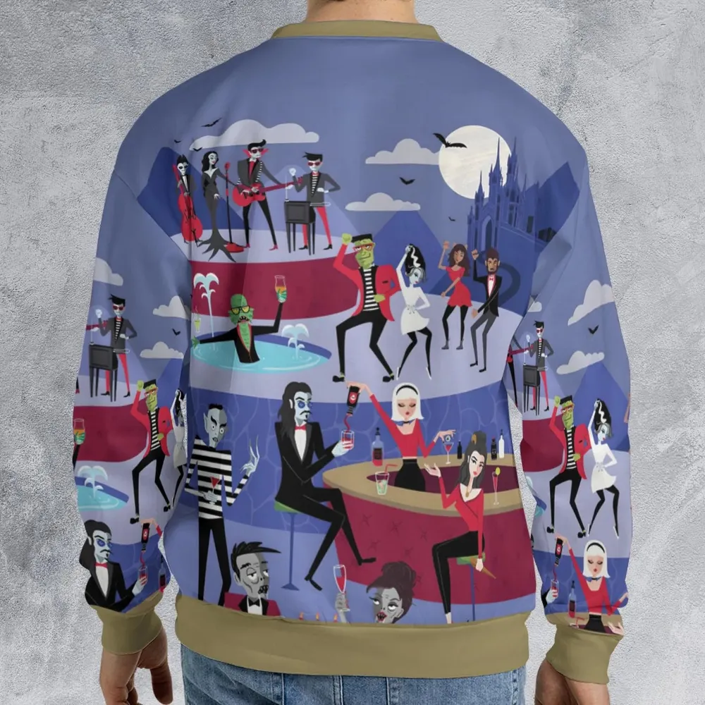 Monster Universal Dance Party All-over Print Sweatshirt - 2