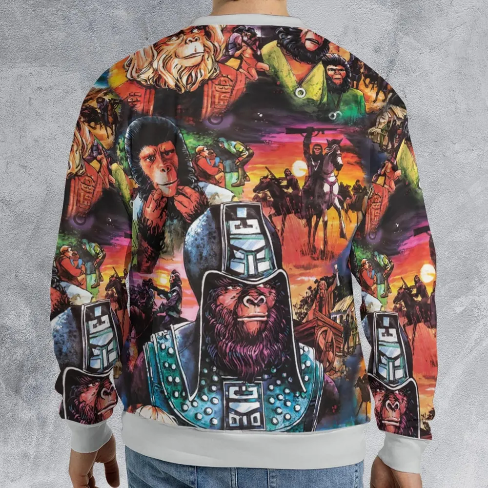 Planet of the Apes All-over Print Sweatshirt - 2