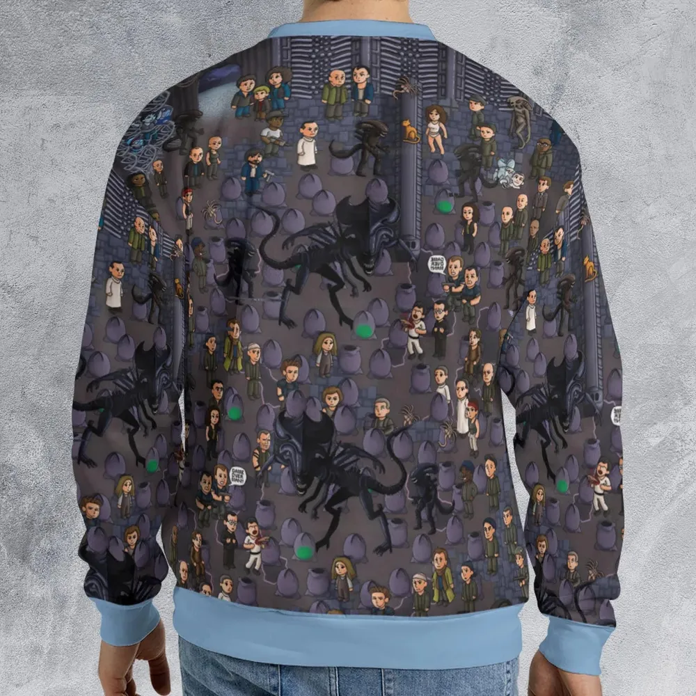 Out of Space Alien All-over Print Sweatshirt - 2