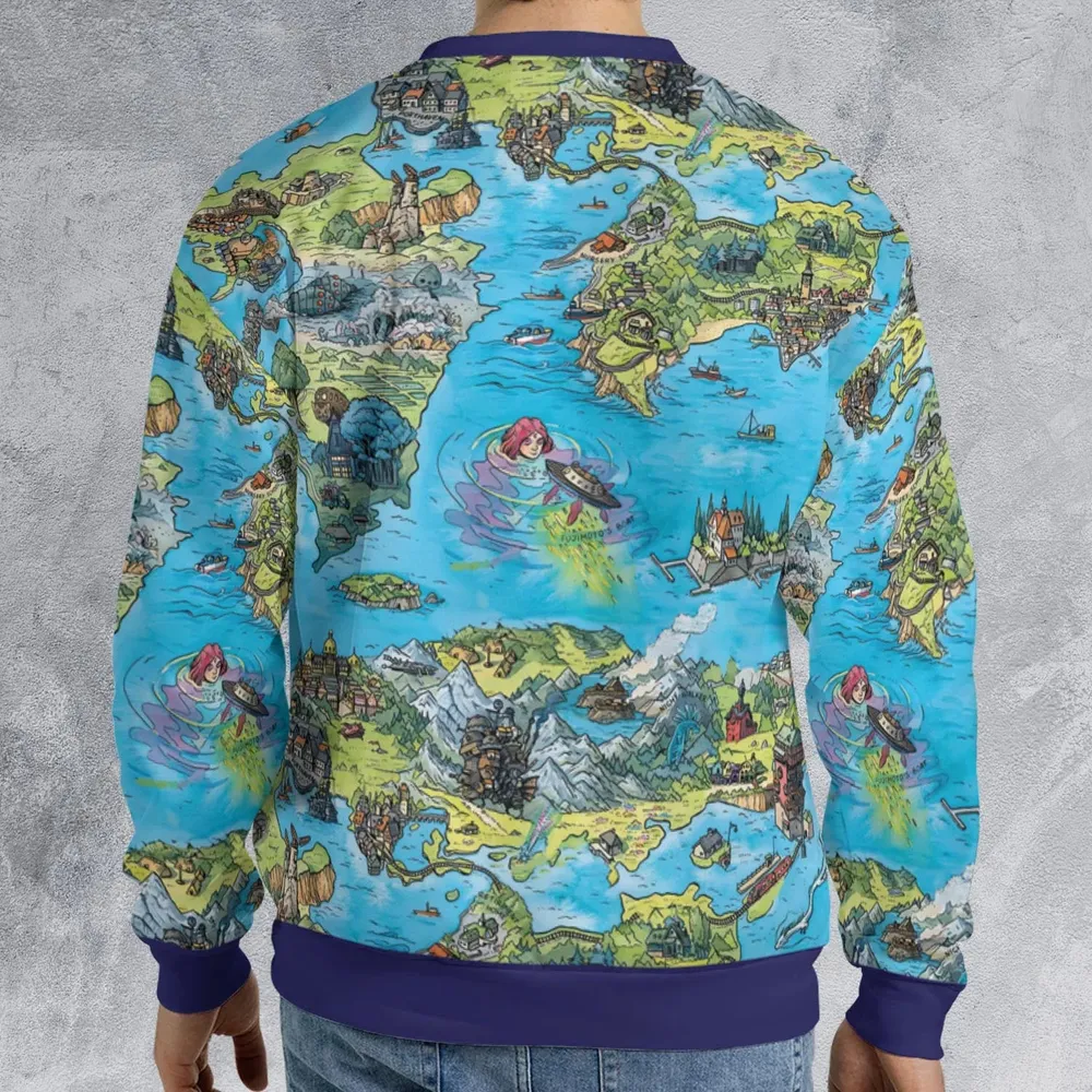 Ghibli Land All-over Print Sweatshirt - 2