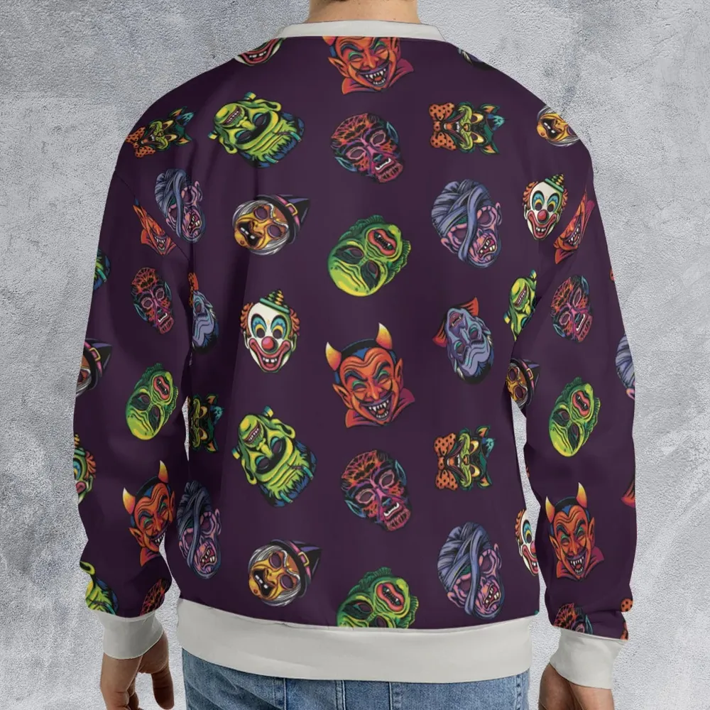 Beast Mode On Monster Masks All-over Print Sweatshirt - 2