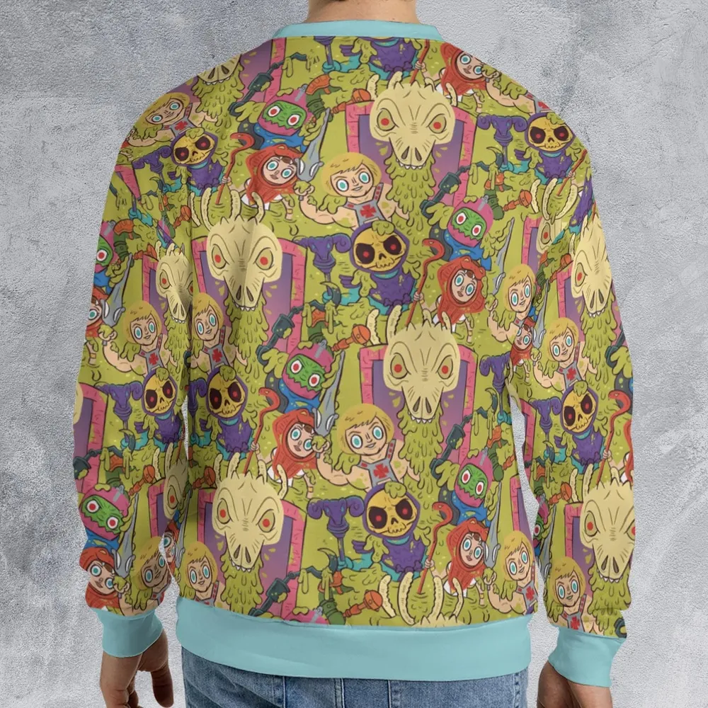 Victims of the Slime Pit He-Man and the Masters of the Universe All-over Print Sweatshirt - 2