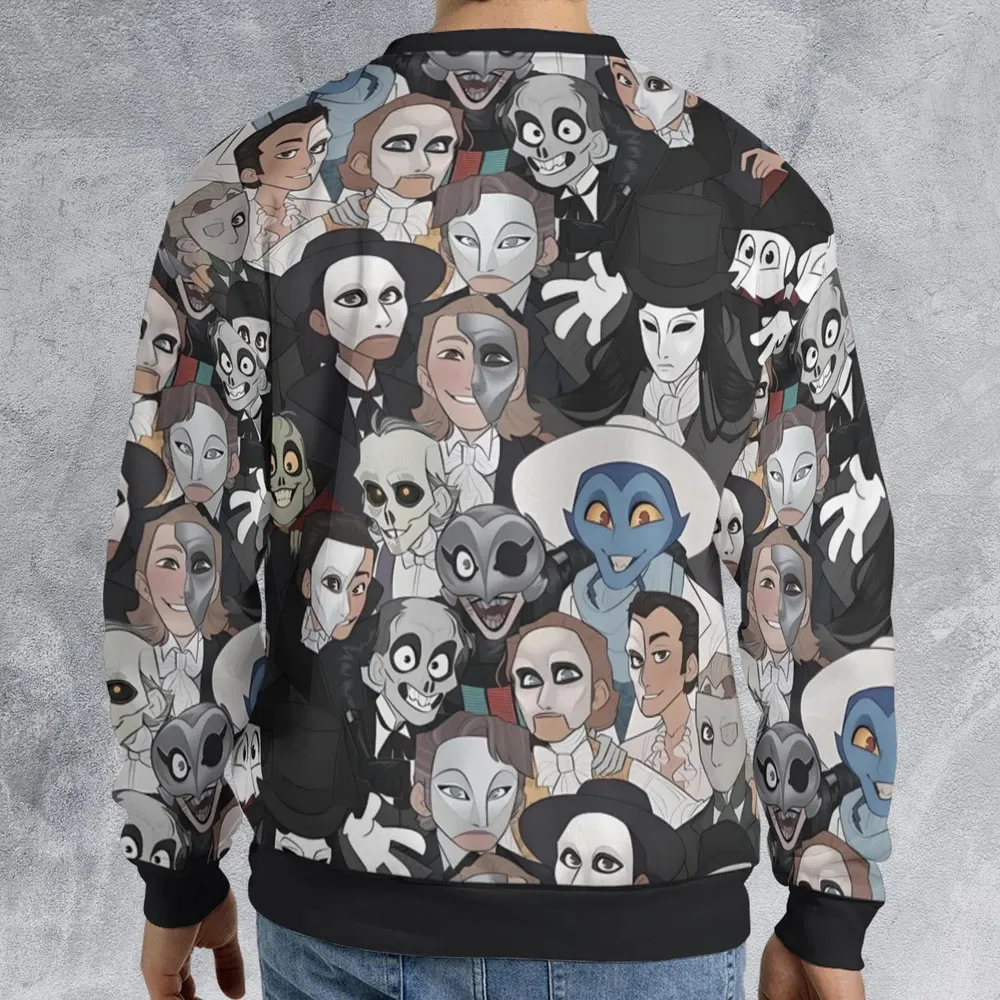 Faces The Phantom of Opera All-over Print Sweatshirt - 2