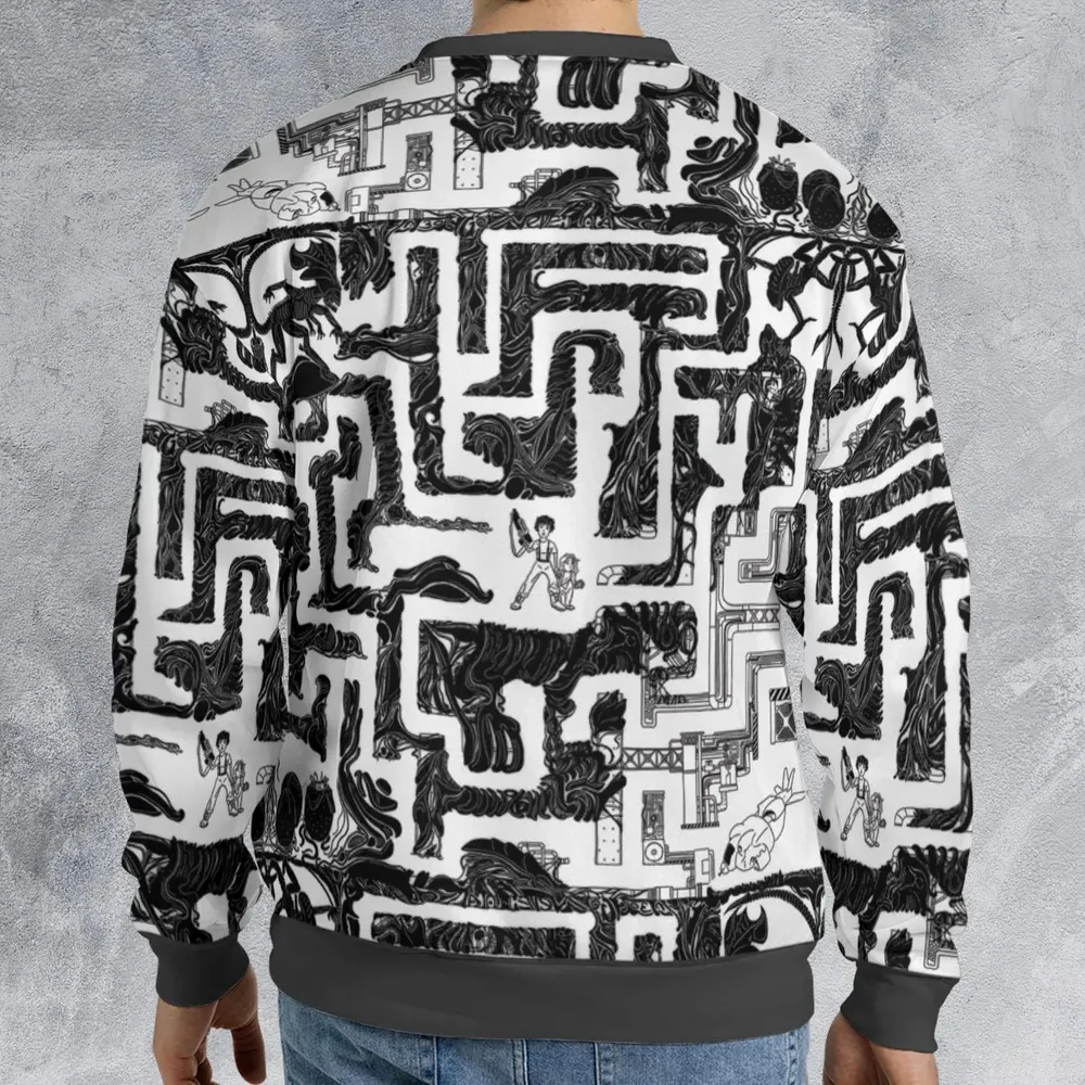 Xenomorph Alien Maze All-over Print Sweatshirt - 2