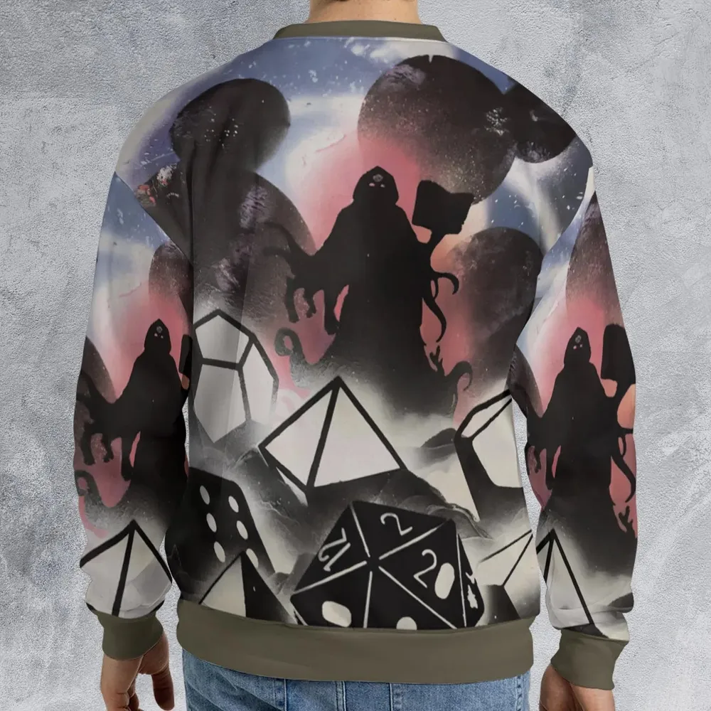 How I Roll DnD All-over Print Sweatshirt - 2