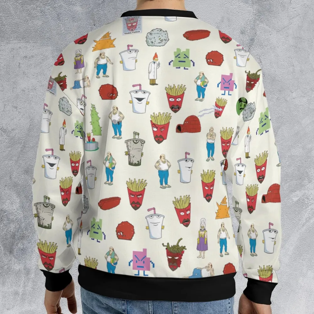 Aqua Teen Style All-over Print Sweatshirt - 2