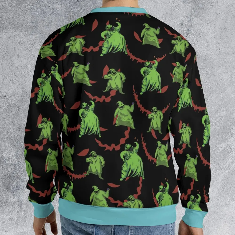 Oogie Boogie Pattern All-over Print Sweatshirt - 2