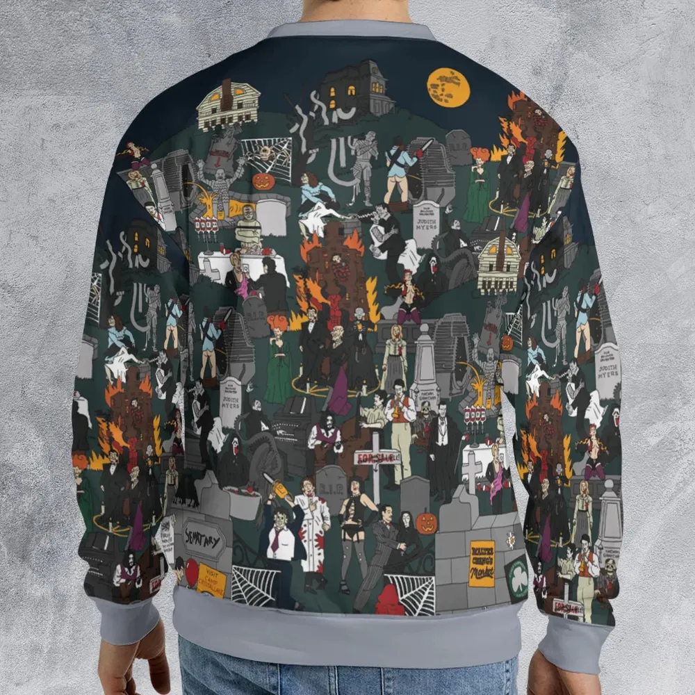 Horror Street All-over Print Sweatshirt - 2