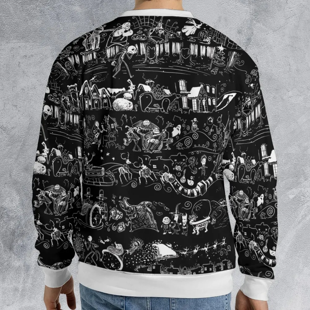 Nightmare Journey All-over Print Sweatshirt - 2