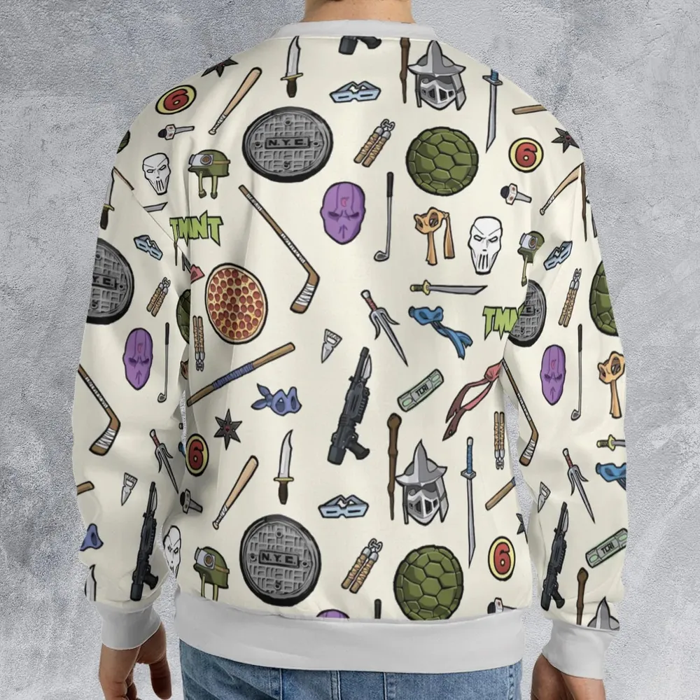 Hero In A Half Shell TMNT All-over Print Sweatshirt - 2