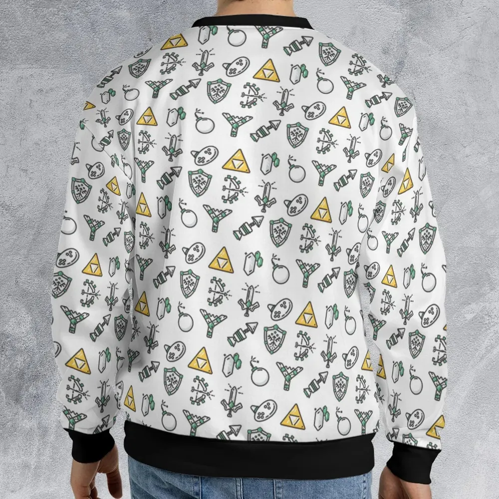 The Zelda Pixel Style All-over Print Sweatshirt - 2