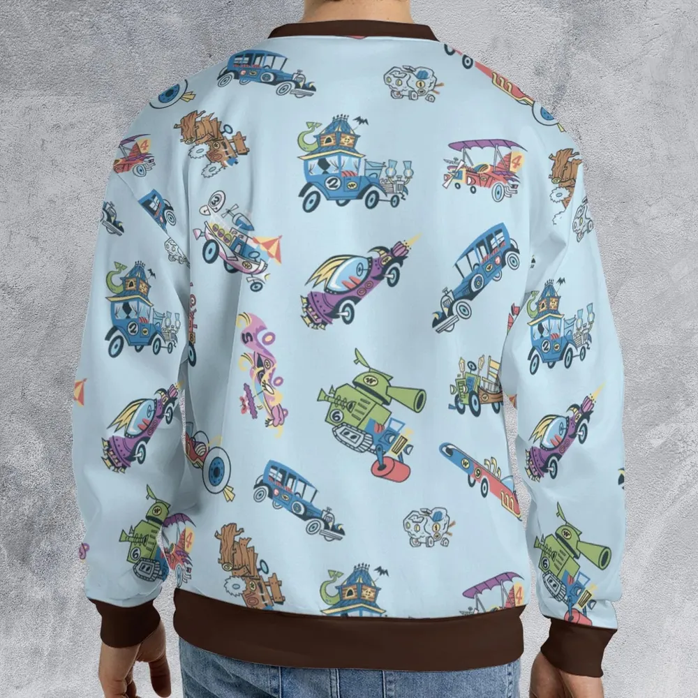 W is for Wacky Races All-over Print Sweatshirt - 2