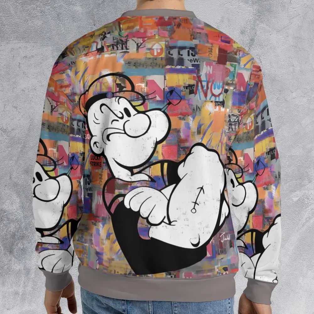 Popeye The Sailor Man All-over Print Sweatshirt - 2