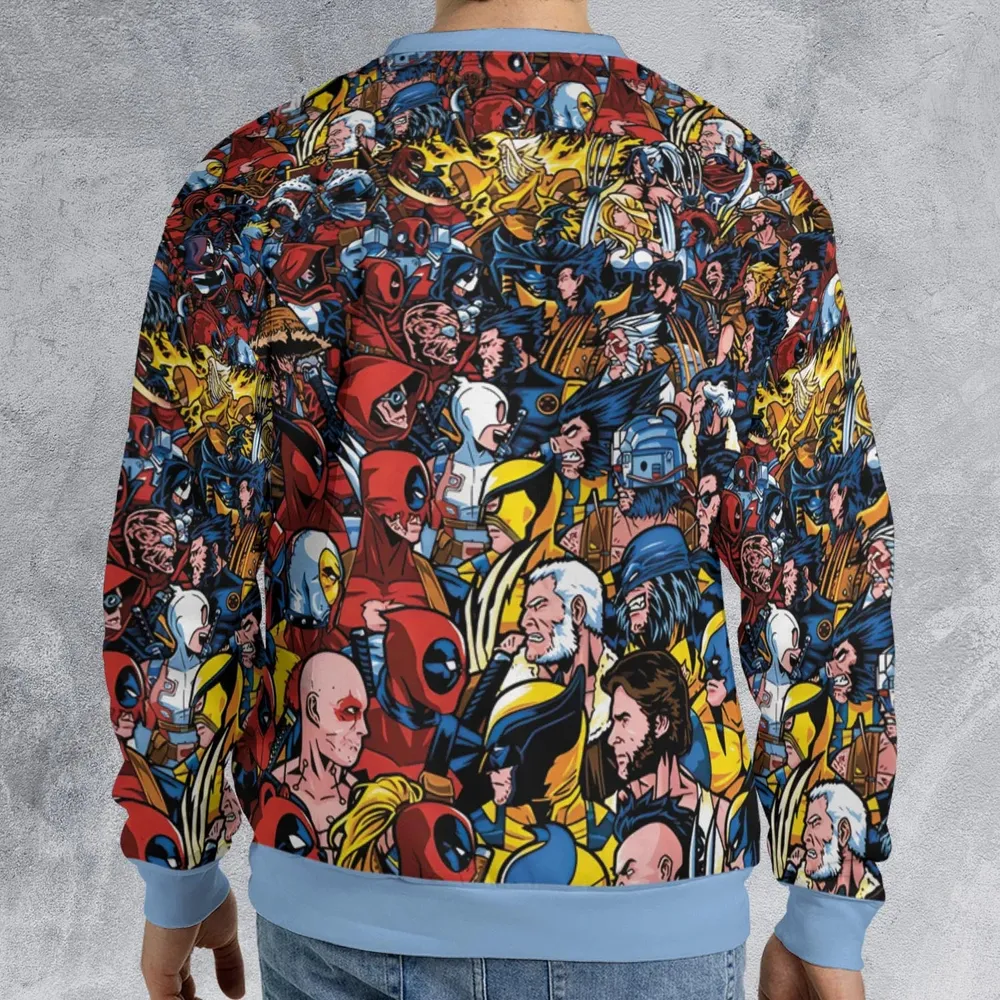 70 Variants and Bloodlines All-over Print Sweatshirt - 2