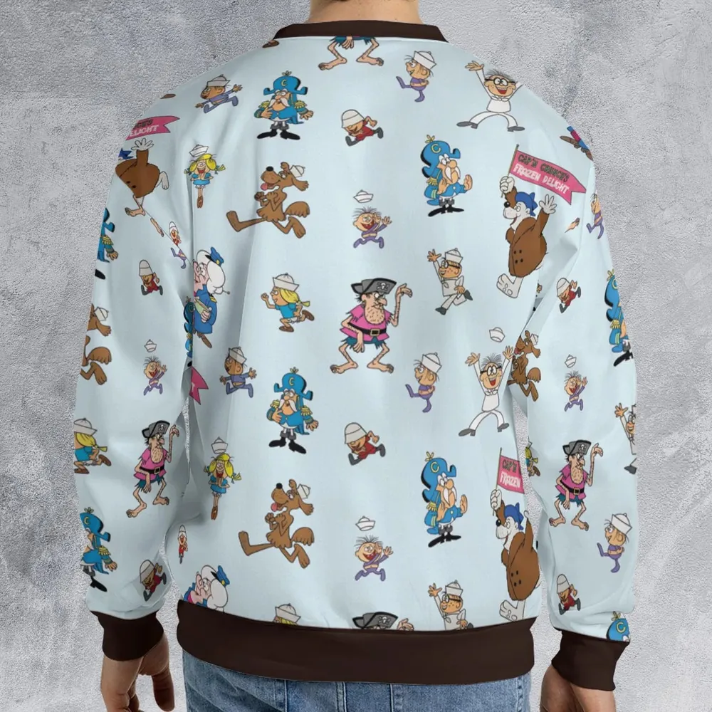 Cereal Cap'n Crunch Characters All-over Print Sweatshirt - 2