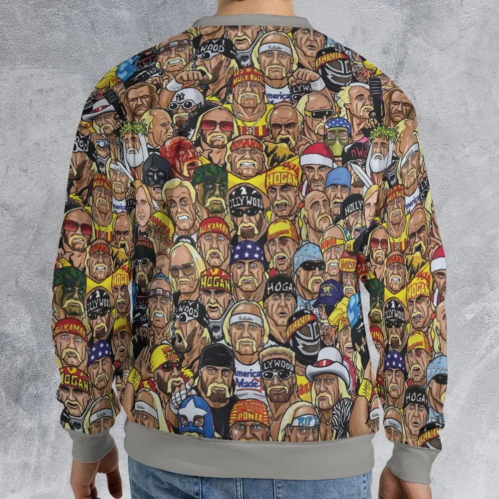 Classic Wrestlers All-over Print Sweatshirt - 2