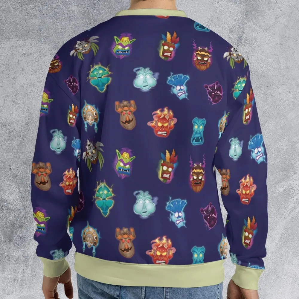 Crash Style Crash Bandicoot All-over Print Sweatshirt - 2