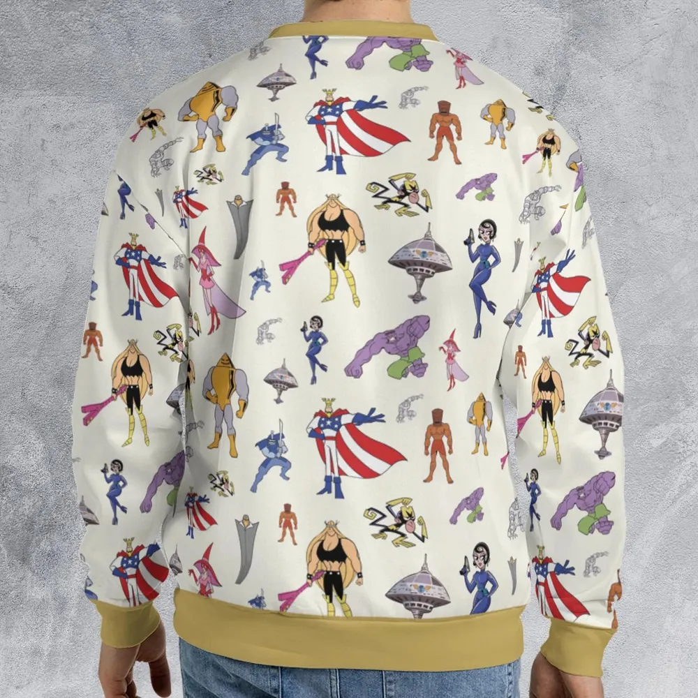 The Justice Friends Characters All-over Print Sweatshirt - 2