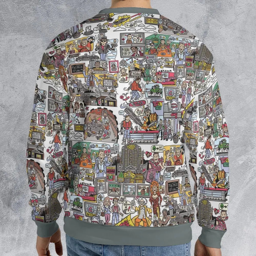Back To Style Back To The Future All-over Print Sweatshirt - 2
