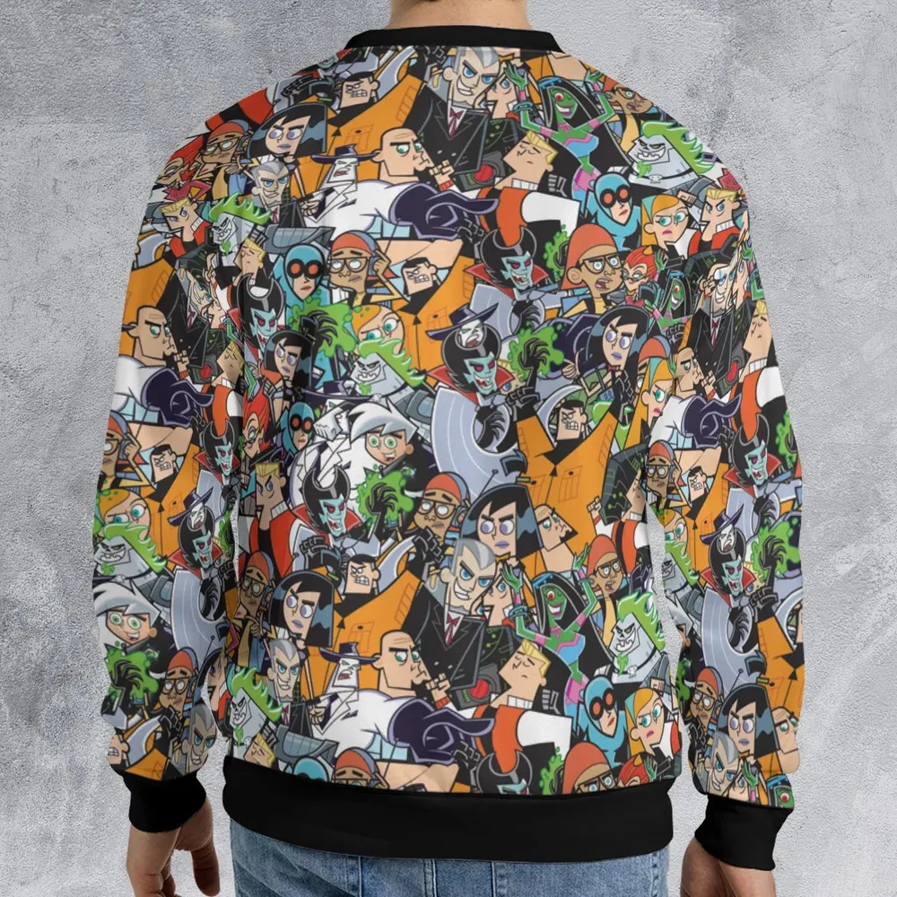 Danny Phantom Characters Collage All-over Print Sweatshirt - 2