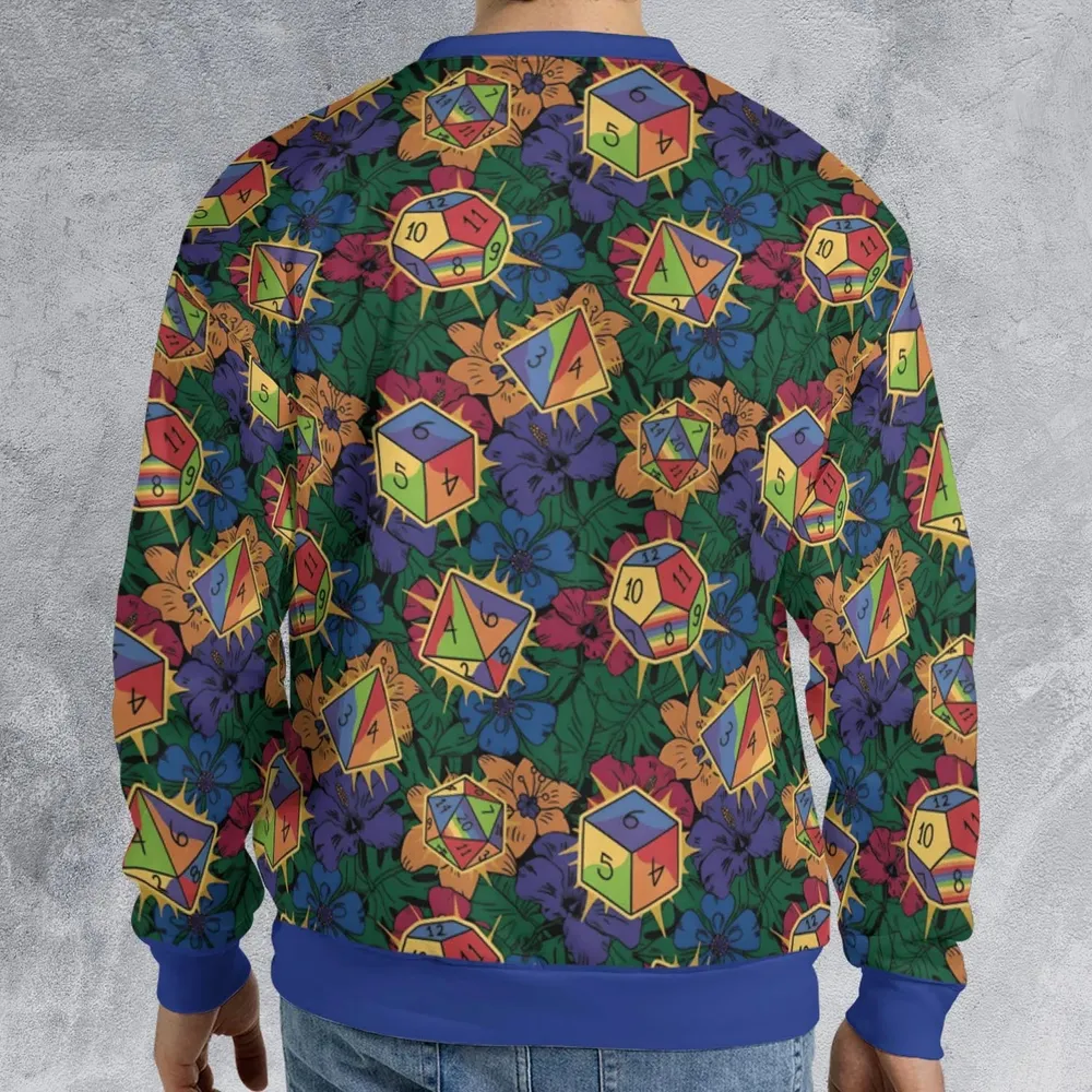 Tropical Dice DnD All-over Print Sweatshirt - 2