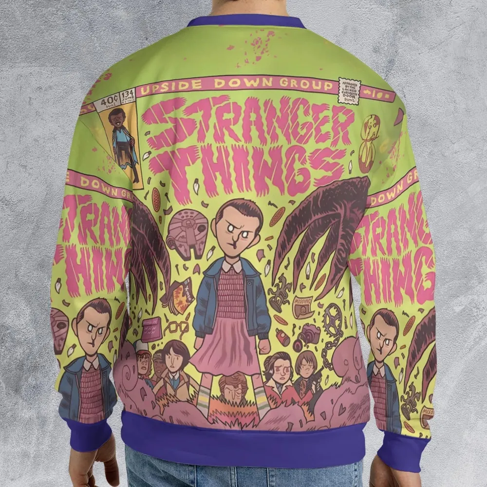 Into The Unknown Stranger Things All-over Print Sweatshirt - 2