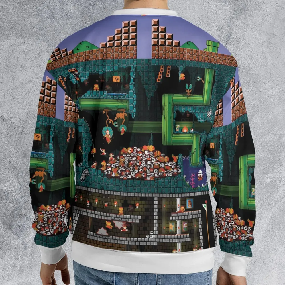 The Pit Super Mario All-over Print Sweatshirt - 2