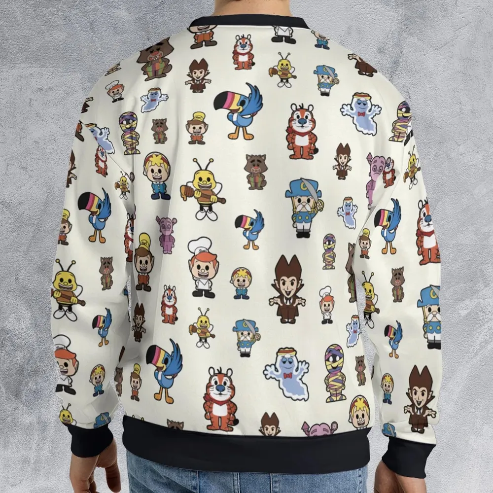 Breakfast Club Cereal Mascot All-over Print Sweatshirt - 2