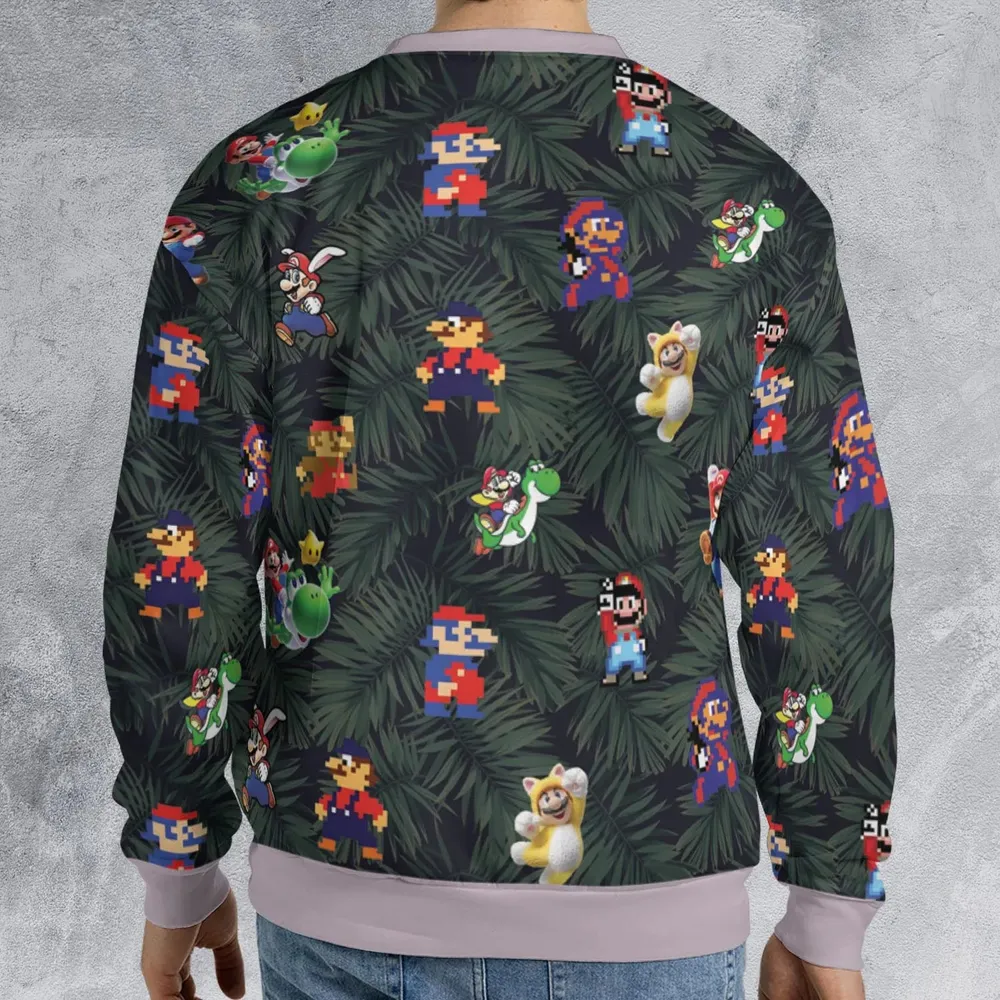 Tropical Mario Super Mario All-over Print Sweatshirt - 2
