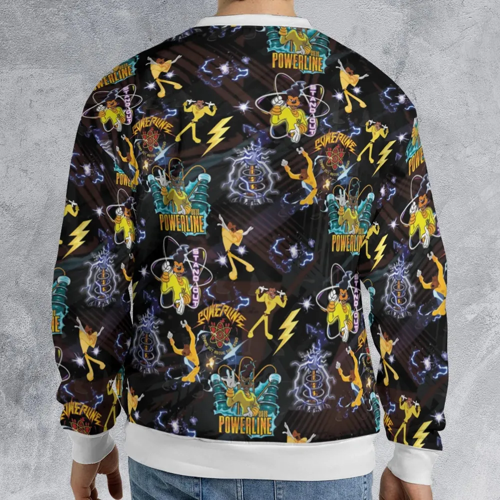 Powerline Concert A Goofy Movie All-over Print Sweatshirt - 2