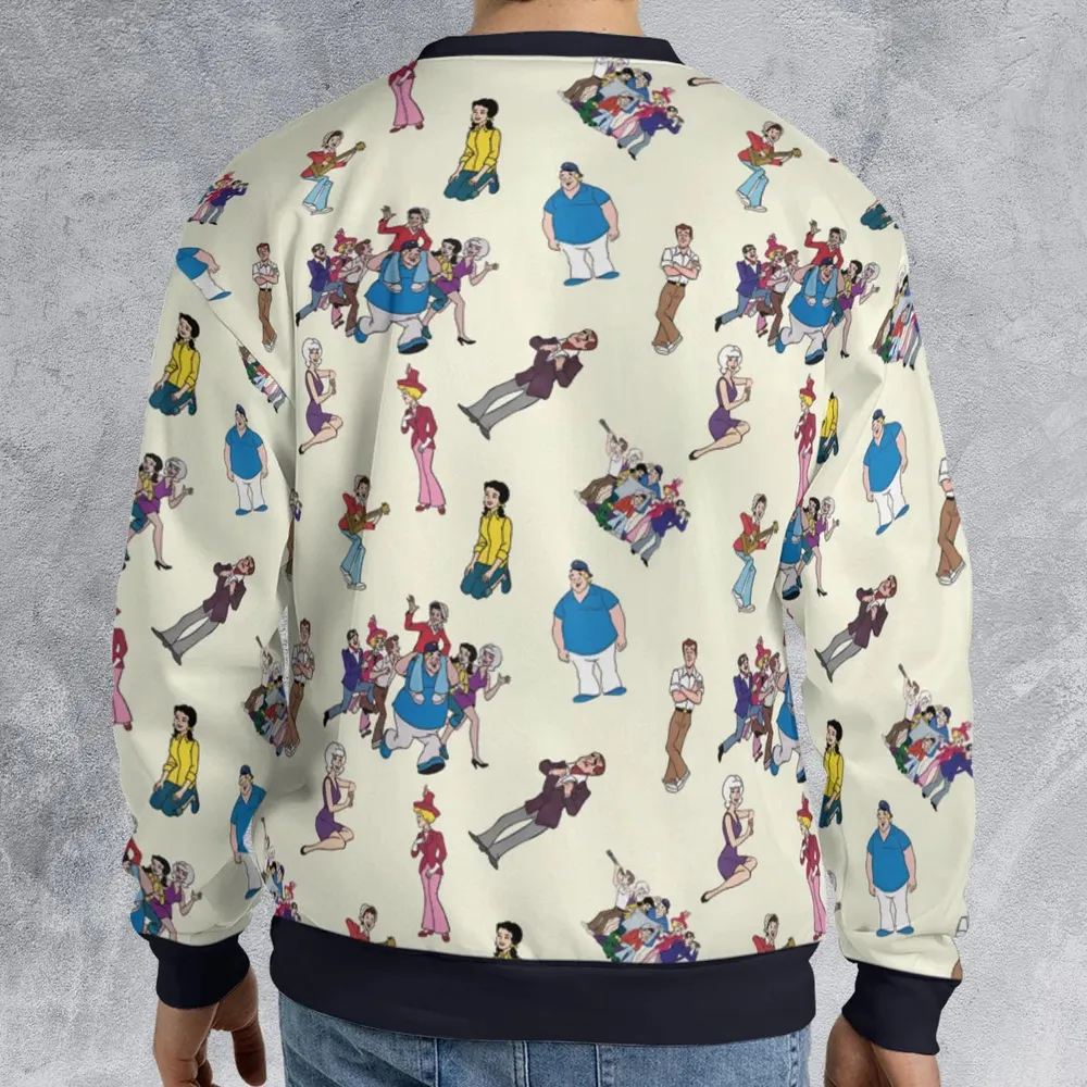 The New Adventures of Gilligan Pattern All-over Print Sweatshirt - 2