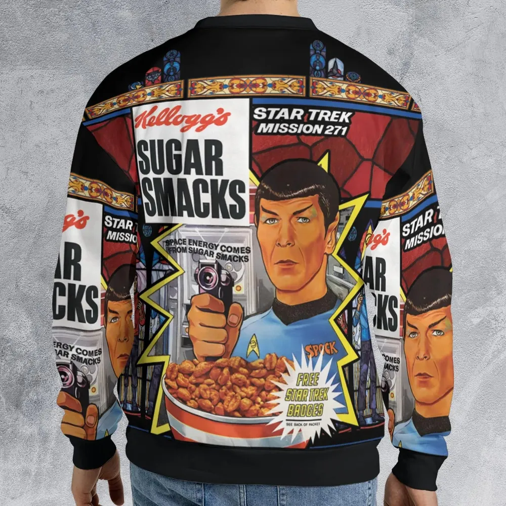 Sugar Smacks Star Trek All-over Print Sweatshirt - 2