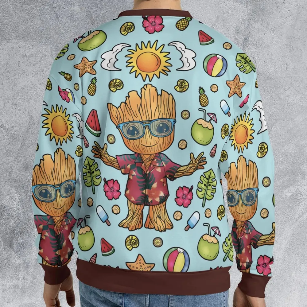 Summer Galaxy Groot All-over Print Sweatshirt - 2