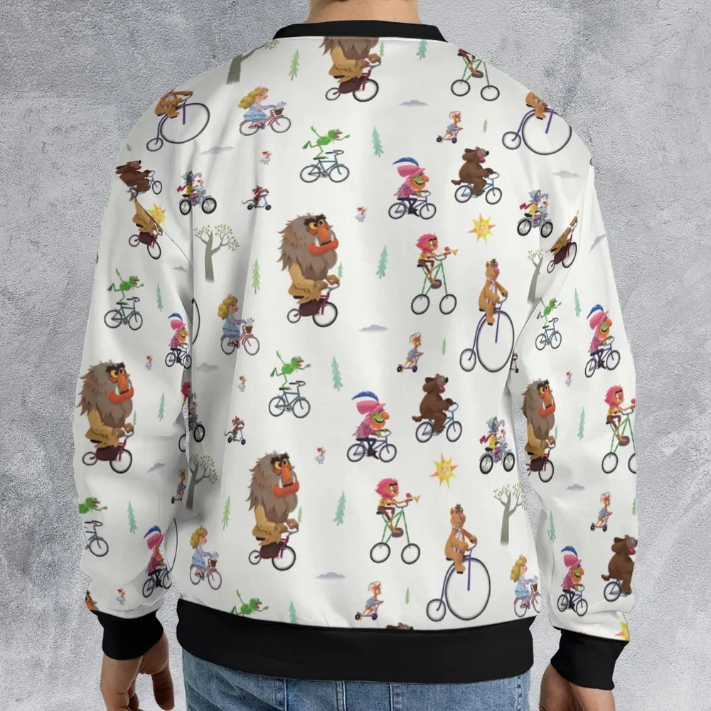 The Muppet Movie Bike Scene All-over Print Sweatshirt - 2