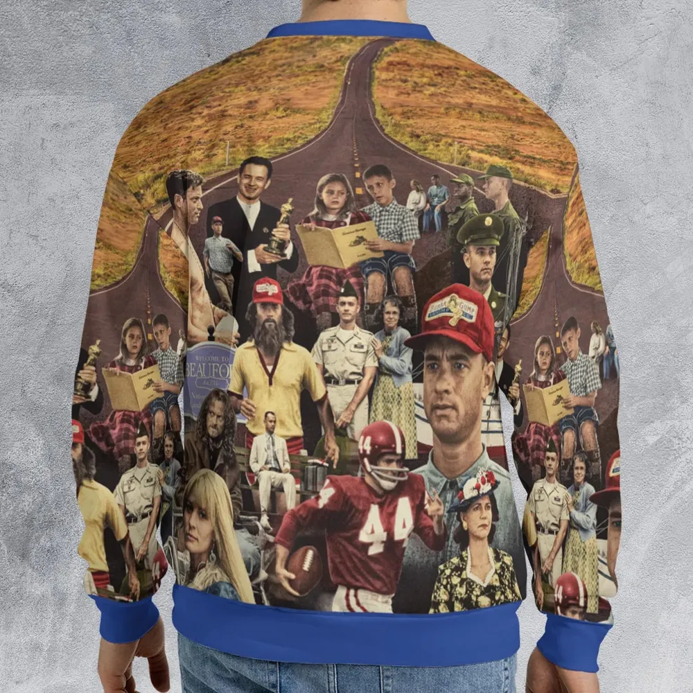 Forrest Gump's Journey Collage All-over Print Sweatshirt - 2
