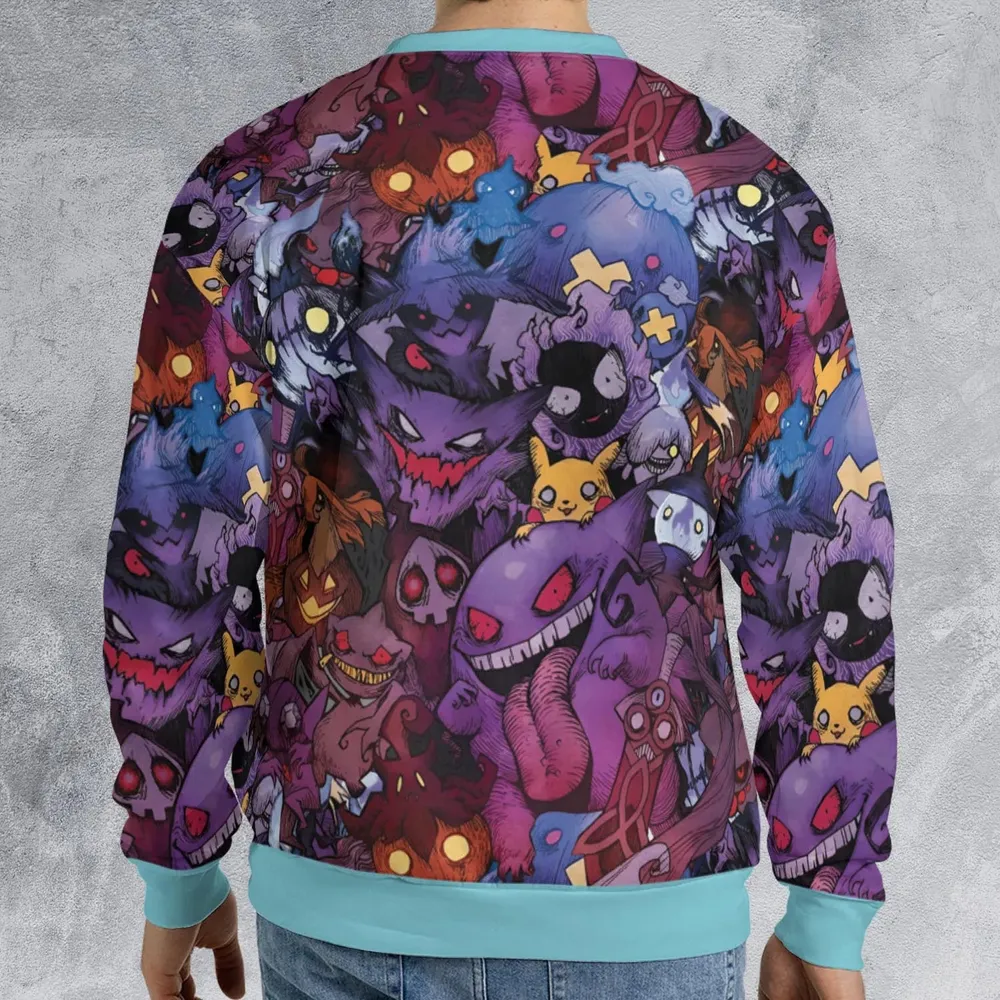 Scaries Poison Pokemon All-over Print Sweatshirt - 2
