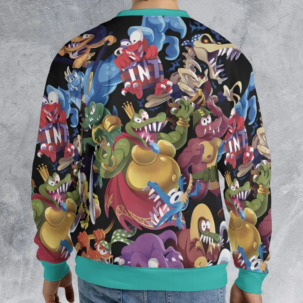 Krem Krew Donkey Kong All-over Print Sweatshirt - 2