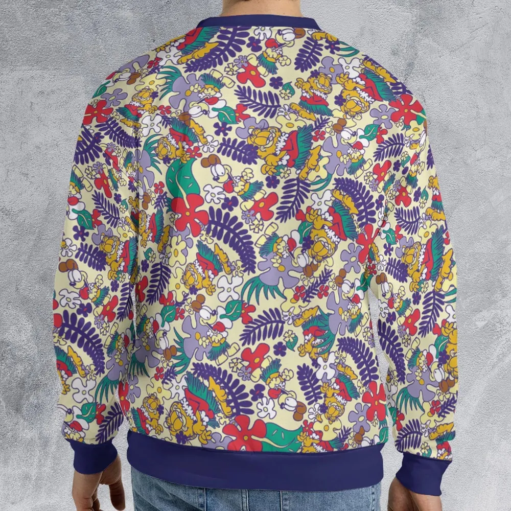 Aloha Garfield And Odie All-over Print Sweatshirt - 2