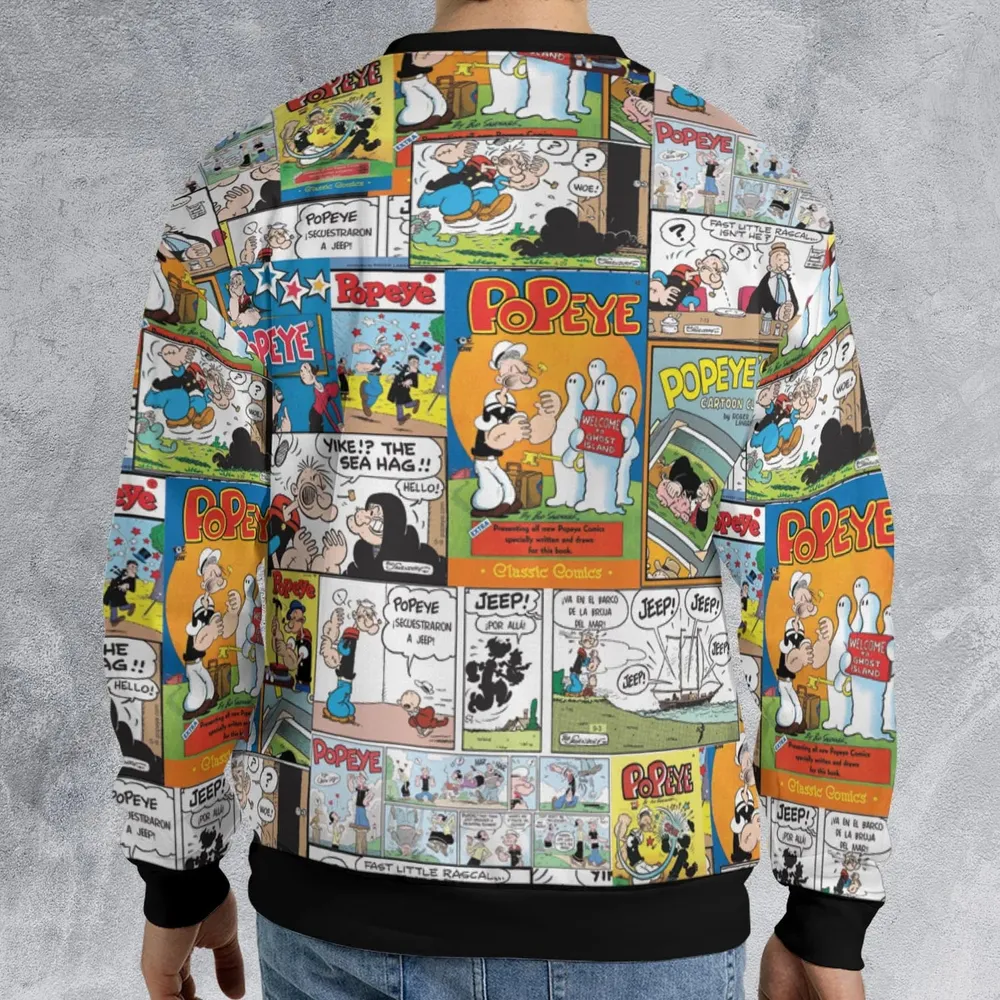 Olive Oyl Popeye Comic All-over Print Sweatshirt - 2