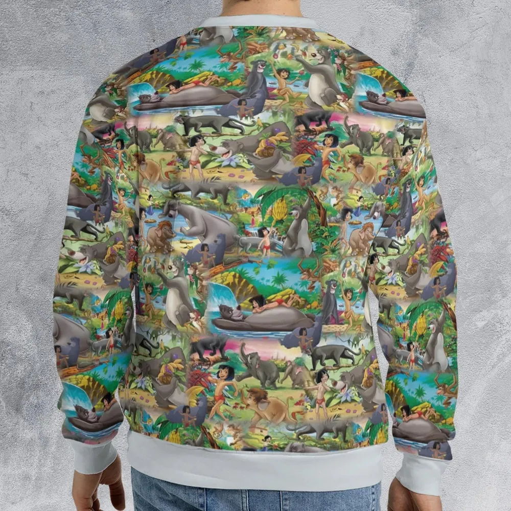 The Jungle Book Rudyard Kipling Seamless All-over Print Sweatshirt - 2