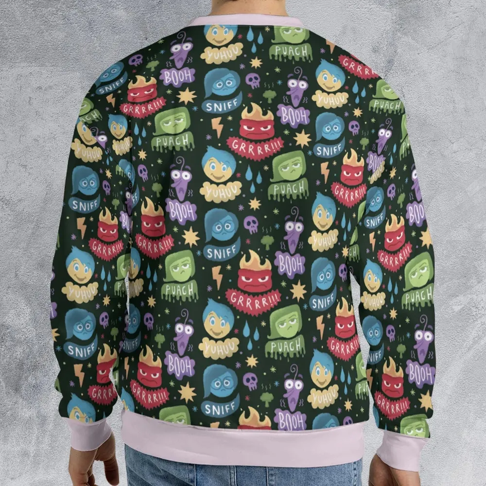 Colourful Mind Inside Out All-over Print Sweatshirt - 2