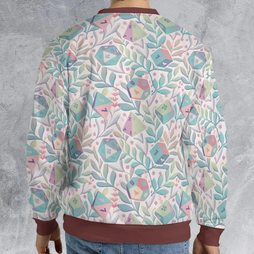 Dice Flower Soft DnD All-over Print Sweatshirt - 2