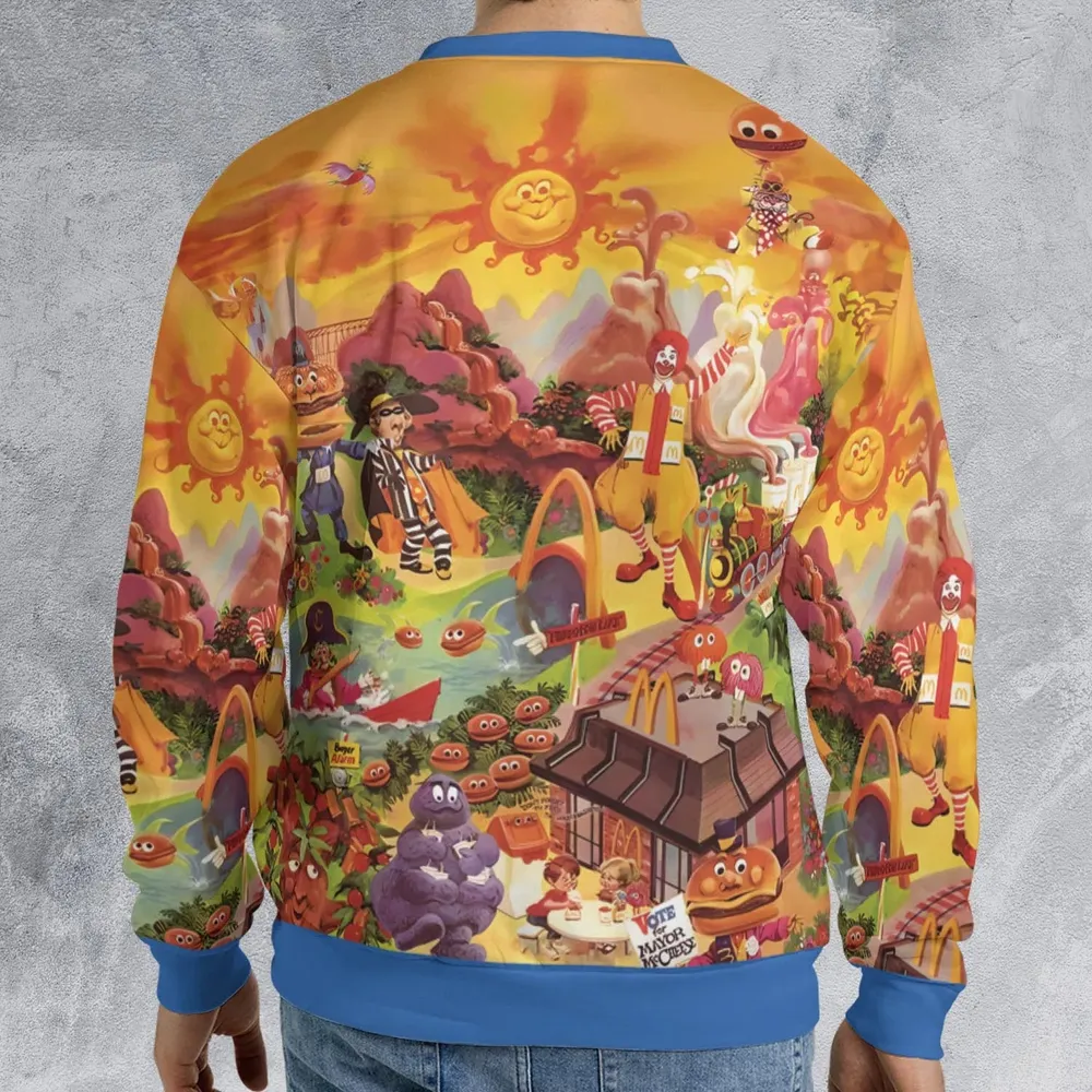 Wonder Foodland The Siege Of Mcdonaldland All-over Print Sweatshirt - 2