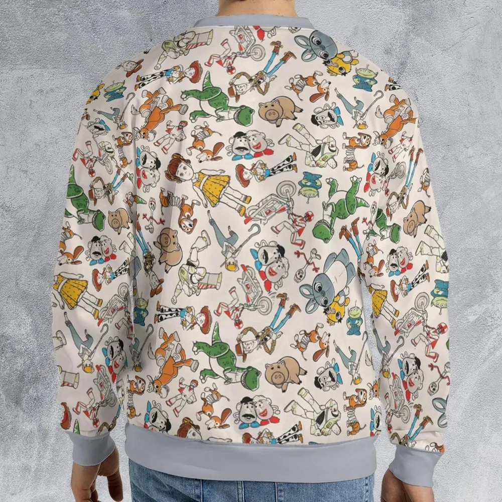 Toy Story Toss Pattern All-over Print Sweatshirt - 2