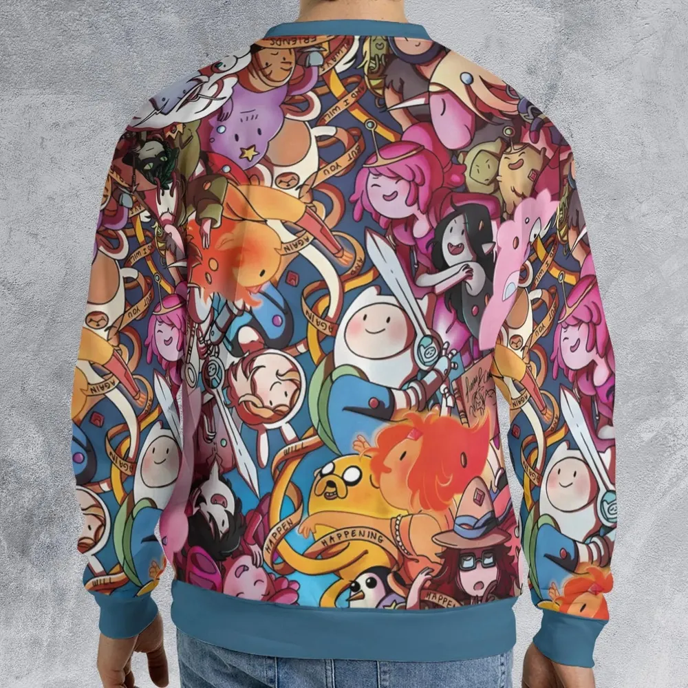 Land of Ooo Adventure Time All-over Print Sweatshirt - 2
