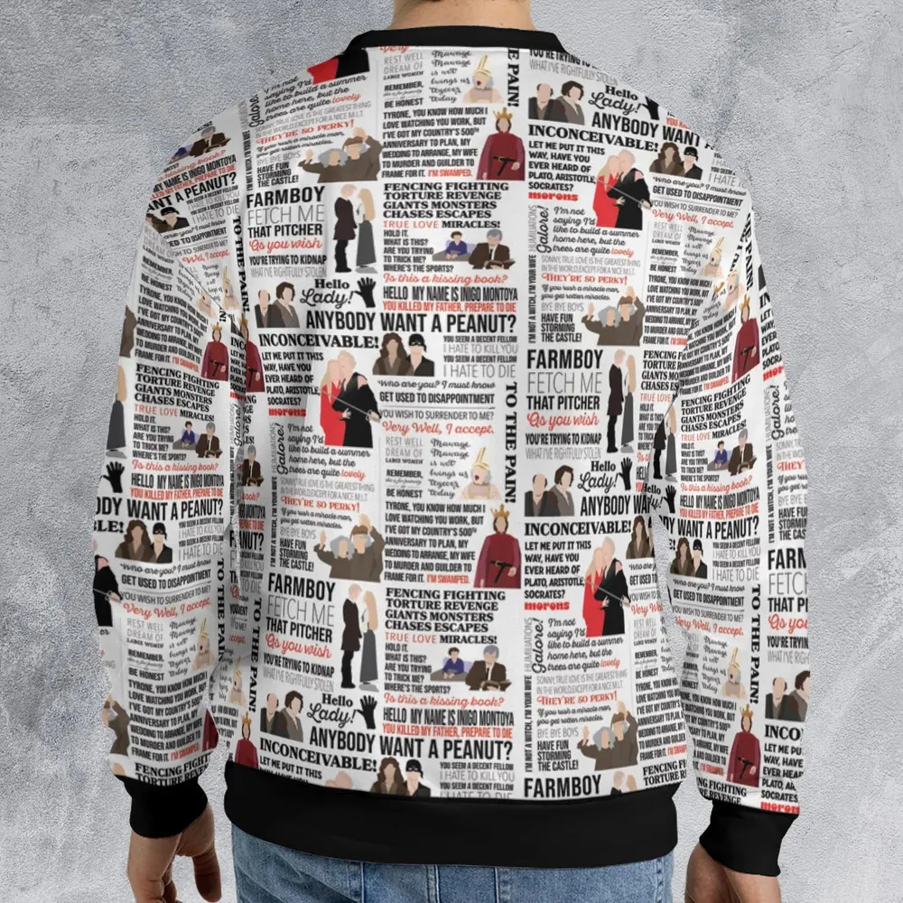 Inconceivable Quotes All-over Print Sweatshirt - 2