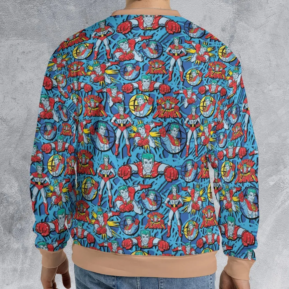 Hero of the Environment Captain Planet and the Planeteers All-over Print Sweatshirt - 2