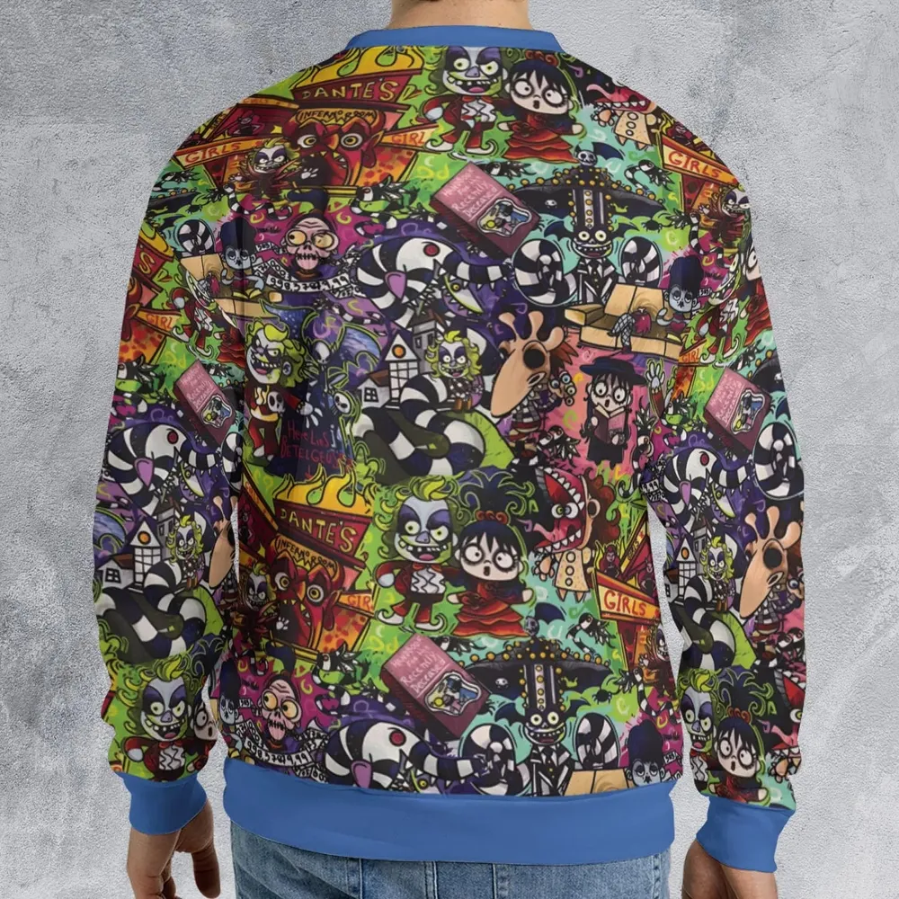 Spooky Chic Beetlejuice All-over Print Sweatshirt - 2