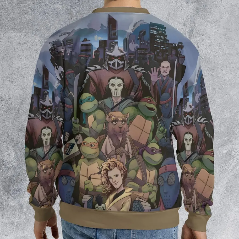 Turtles vs Ninja Teenage Mutant Ninja Turtles All-over Print Sweatshirt - 2